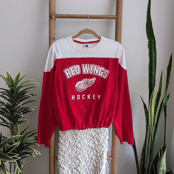Vintage Detroit Red Wings Hockey Long Sleeve Shirt - Picture 3 of 11